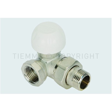 VALVOLA COASSIALE NI RADIATORE TERMOSTATIZ CAPP PROT CANTIERE SX 1/2" ATT G1/2"F - 3228SX TIEMME 3300124 1