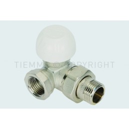 VALVOLA COASSIALE NI RADIATORE TERMOSTATIZ CAPP PROT CANTIERE SX 3/8" ATT G3/8"F - 3228SX TIEMME 3300129 1