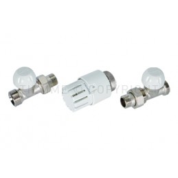 KIT DIRITTO VALVOLA TERMOST - DETENTORE - TESTINA 1/2" ATT 1/2"(16) - 3302KIT03 TIEMME 3300140 1