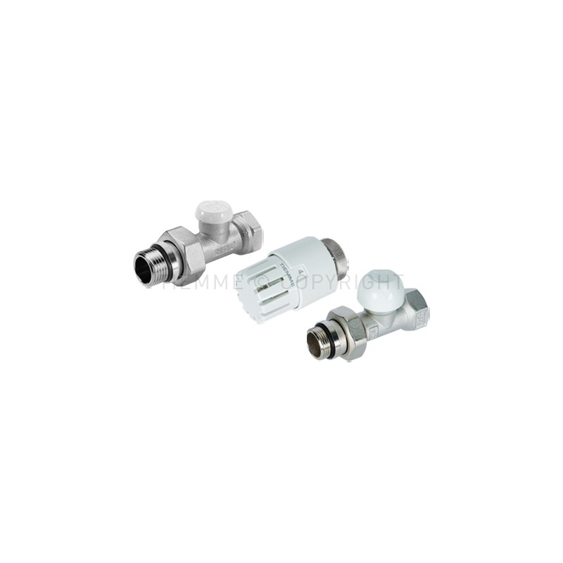 KIT DIRITTO VALVOLA TERMOST - DETENTORE EXCEL - TESTINA PRETENUTA 3/4" ATT G3/4" - 3307KIT04R TIEMME 3300151 1