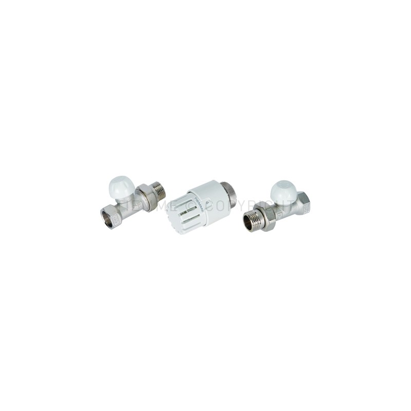 KIT DIRITTO VALVOLA TERMOST - DETENTORE - TESTINA 3/4" ATT G3/4" - 3307KIT03 TIEMME 3300167 1