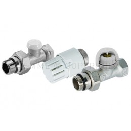 KIT DIRITTO VALV TERMOST PRE - REGOLAZ - DETENTORE EXCEL - TESTINA PRETENUTA 3/8" ATT G3/8"F - 331GKIT TIEMME 3310038 1
