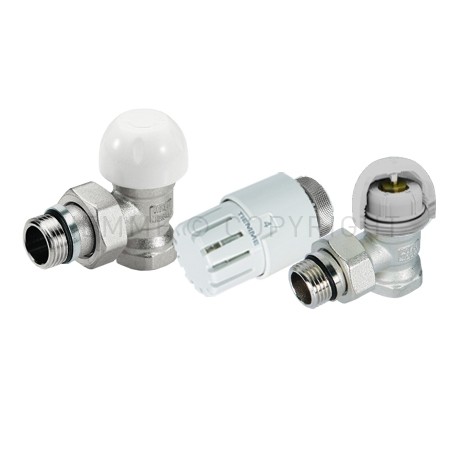 KIT CURVO VALV TERMOST PRE - REGOLAZ - DETENTORE - TESTINA PRETENUTA 3/4" ATT G3/4"F - 331HKIT01 TIEMME 3310048 1