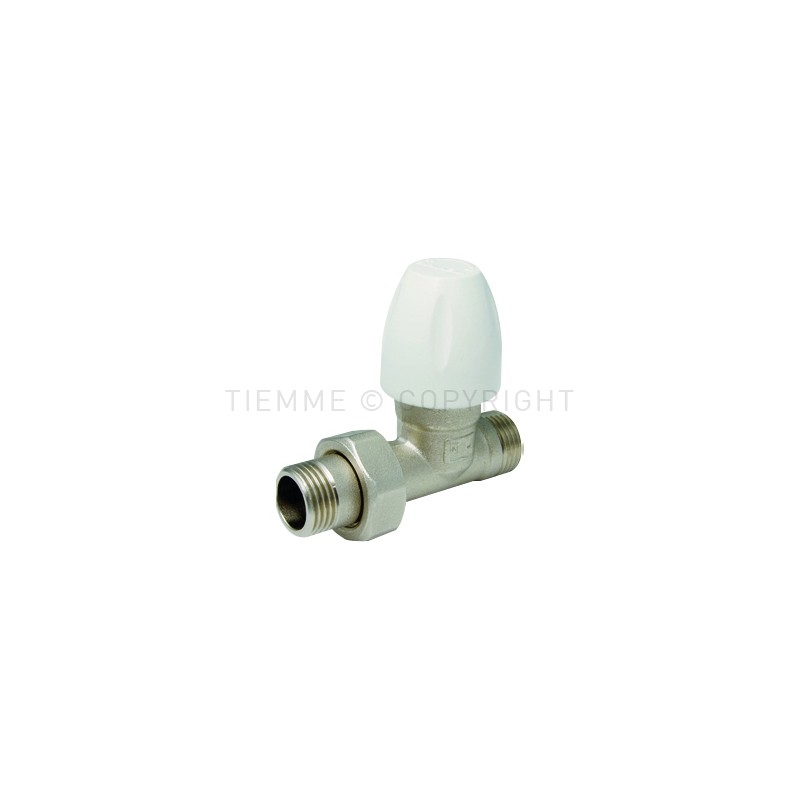 VALVOLA DIRITTA CR MAXIMA PRETENUTA RADIATORE 1/2" ATT 24X19(18) - 3320 TIEMME 3320013 1