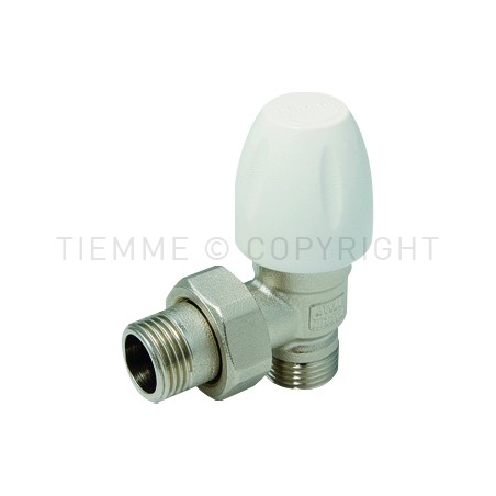VALVOLA 90 gradi NI MAXIMA RADIATORE 1/2" ATT 3/4"(18) - 3321 TIEMME 3320036 1