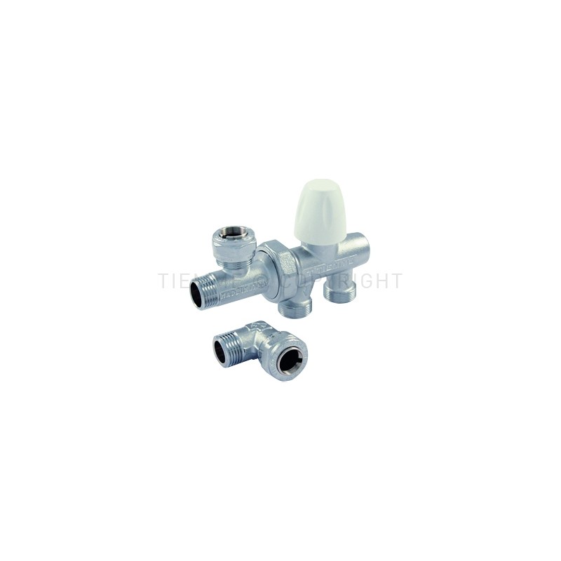 VALVOLA CR MONOTUBO DUO - FLOW MAXIMA 1/2" ATT 24X19(18) INT 38 - 3382K TIEMME 3380001 1