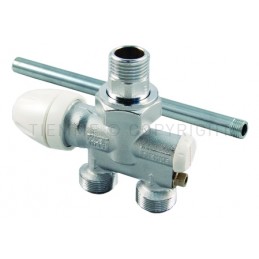VALVOLA CR MONO/BITUBO DUAL SONDA METALLICA 1/2" ATT 24X19(18) INT 38 - 3383K TIEMME 3380002 1