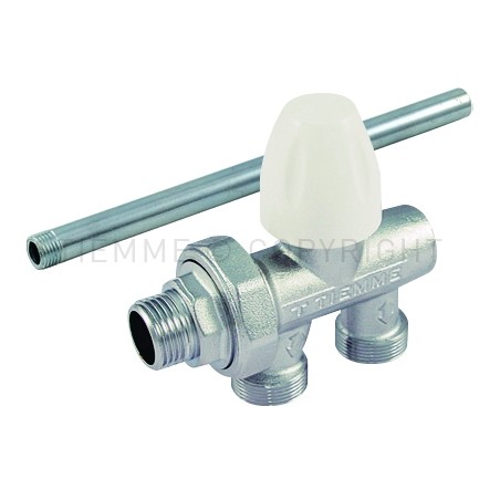 VALVOLA CR MONOTUBO SONDA METALLICA 1/2" ATT 24X19(18) INT 38 - 3385K TIEMME 3380003 1