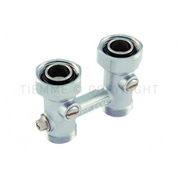 DISTRIBUTORE BITUBO DIRITTO NI BYPASS ATT PAVIMENTO 3/4"FEM - ATT 3/4"(18) - 3391BY TIEMME 3390007 1