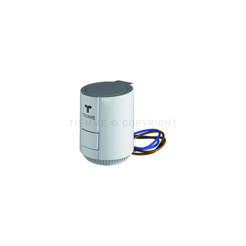 SERVOCOMANDO ELETTROTERMICO VALVOLA INTERCET MANUALE 230VAC - 2 FILI - 9568 TIEMME 4500539 1