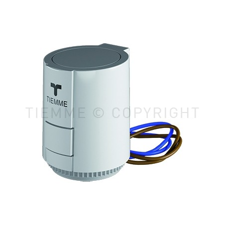 SERVOCOMANDO ELETTROTERMICO VALVOLA INTERCET MANUALE 24VAC - 2 FILI - 9568 TIEMME 4500543 1