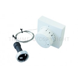 TESTA TERMOSTATICA CON COMANDO A DISTANZA M30X1,5 BIANCA - 9551 TIEMME 9550029 1