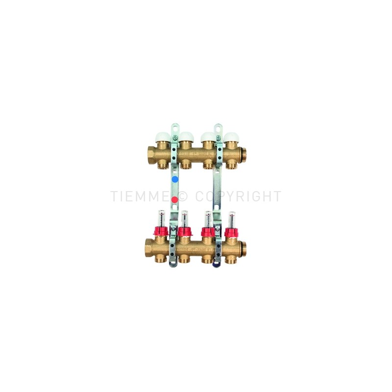 COPPIA COLLETTORI FLOOR DI DISTRIBUZIONE FLUSSIM 1" 12D 3/4"(18) INT 50 - 3049 TIEMME 3850046 1 COPPIA COLLETTORI FLOOR DI DISTRIBUZIONE FLUSSIM 1" 12D 3/4"(18) INT 50 - 3049 TIEMME 3850046 1