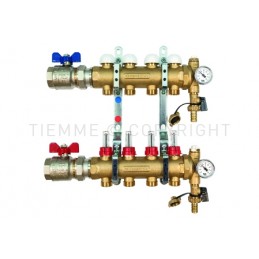 COPPIA COLL FLOOR DI DISTR FLUSSIM VALVOLA DIR 1"1/4 03D 3/4"(18) INT 50 - 3877 TIEMME 3850123 1