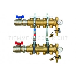 COPPIA COLL FLOOR DI DISTR REG MEM MEC VALVOLA DIR 1"1/4 10D 3/4"(18) INT 50 - 3879 TIEMME 3850152 1
