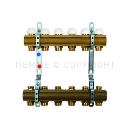 COPPIA COLLETTORI BARRA DI DISTRIBUZIONE REG MEM MEC 1" 05D 3/4"(18) INT 50 - 3866 TIEMME 3870058 1