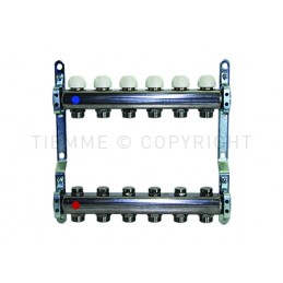 COPPIA COLLETTORI AISI 304L DI DISTRIBUZIONE REG MEM MEC 1" 05D 3/4"(18) INT 50 - 3866X TIEMME 3920073 1