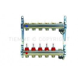 COPPIA COLLETTORI AISI 304L DI DISTR FLUS, V SFIATO ARIA E RUB SCARICO 1" 12D 3/4"(18) INT 50 - 3855X TIEMME 3920091 1