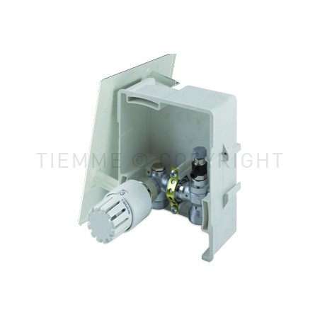 CASSETTA COMPLETA TIEMME BOX REG TEMP AMBIENTE BIANCA - 4490 TIEMME 4490001 1