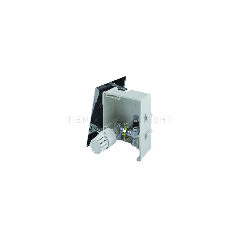 CASSETTA COMPLETA TIEMME BOX REG TEMP AMBIENTE CROMATA - 4490C TIEMME 4490021 1