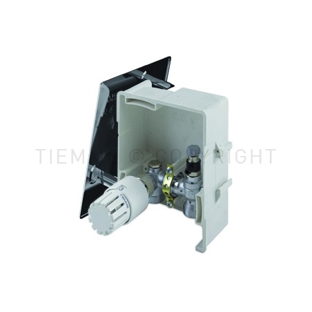 CASSETTA COMPLETA TIEMME BOX REG TEMP AMBIENTE CROMATA - 4490C TIEMME 4490021 1