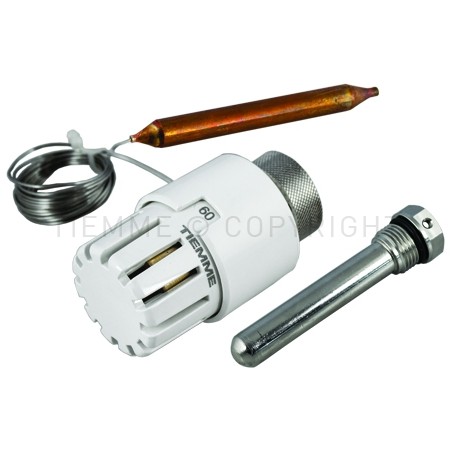 TESTA TERMOSTATICA - POZZETTO SONDA DISTANZA 25 - 50 gradiC 1/2" - 9561KIT01 TIEMME 4500032 1