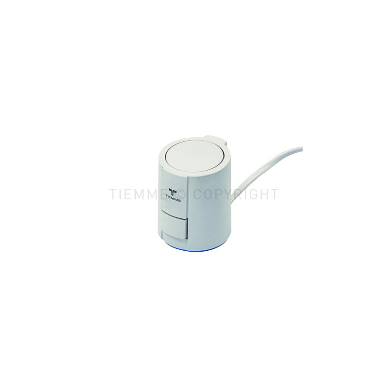 SERVOCOMANDO ELETTROTERMICO MICROINTERRUTTORE VALVOLA INTERCET MANUALE 24VAC - 4 FILI - 9567 TIEMME 4500045 1