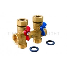 BI - VALVOLA SFERA GRUPPO MISC 3/4" ATT 1" - 3890BV TIEMME 4500082 1