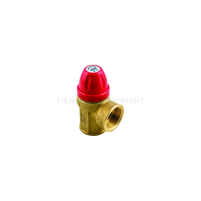 VALVOLA SICUREZZA F - F 1/2"X1/2" 3 BAR - 1917 TIEMME 1920001 1 VALVOLA SICUREZZA F - F 1/2"X1/2" 3 BAR - 1917 TIEMME 1920001 1
