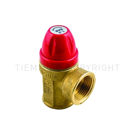 VALVOLA SICUREZZA F - F 1/2"X1/2" 3 BAR - 1917 TIEMME 1920001 1