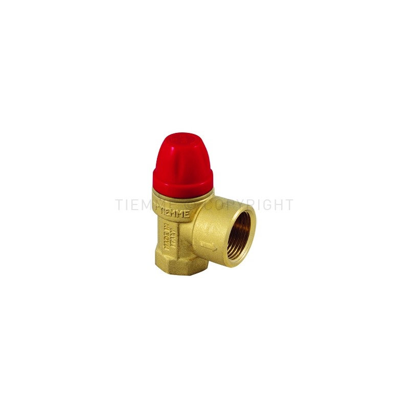 VALVOLA SICUREZZA F - F MAGGIORATA 1/2"X3/4" 7 BAR - 1927M TIEMME 1920057 1