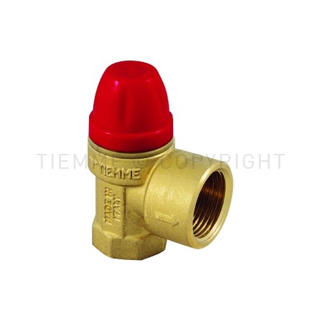 VALVOLA SICUREZZA F - F MAGGIORATA 1/2"X3/4" 7 BAR - 1927M TIEMME 1920057 1
