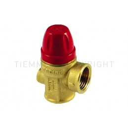 VALVOLA SICUREZZA F - F ATT MANOM (1/4") 1/2"X1/2" 5 BAR - 1917MAN TIEMME 1920065 1