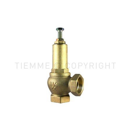 VALVOLA LIMITATRICE PRESSIONE F - F 90 gradi OTTURATORE METALLICO, TARABILE 0 - 16 BAR 3" - 1921OM TIEMME 1960009 1