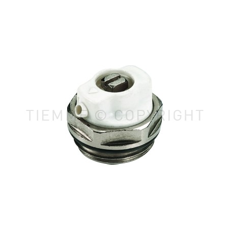 VALVOLA SFIATO NI RADIATORI TAGLIO CACCIAVITE 1/2" - 3352 TIEMME 1980018 1