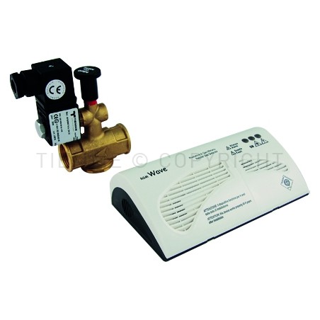 RIVELATORE GAS - ELETTROVALVOLA RIARMO MANUALE NORMALMENTE APERTA GAS 1/2" - 2082KIT TIEMME 2070003 1