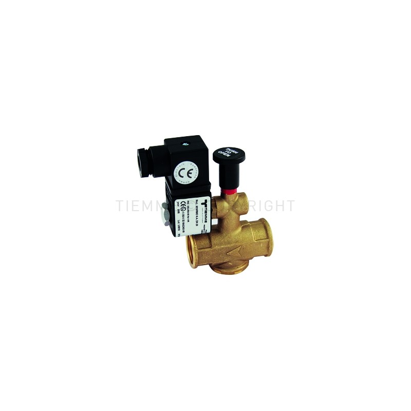 ELETTROVALVOLA RIARMO MANUALE NORMALMENTE APERTA GAS 1" 230VAC - 2082E TIEMME 2070007 1