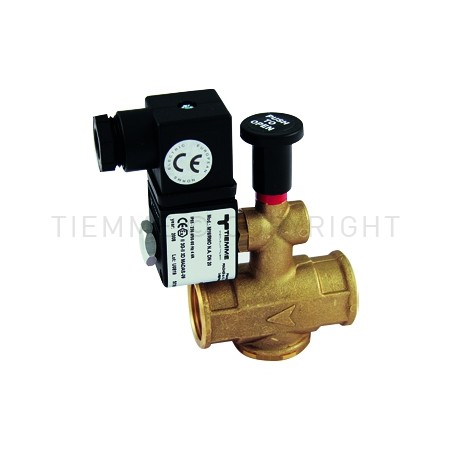 ELETTROVALVOLA RIARMO MANUALE NORMALMENTE APERTA GAS 1" 230VAC - 2082E TIEMME 2070007 1