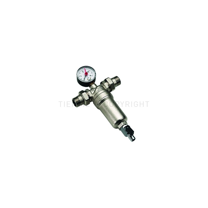 FILTRO AUTOPULENTE NI ATT BOCCHETTONI M - M 1 MANOMETRO 1/2" - 3130N TIEMME 3130001 1