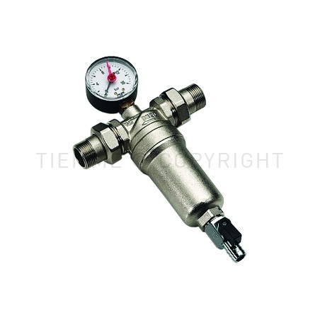 FILTRO AUTOPULENTE NI ATT BOCCHETTONI M - M 1 MANOMETRO 1" - 3130N TIEMME 3130004 1