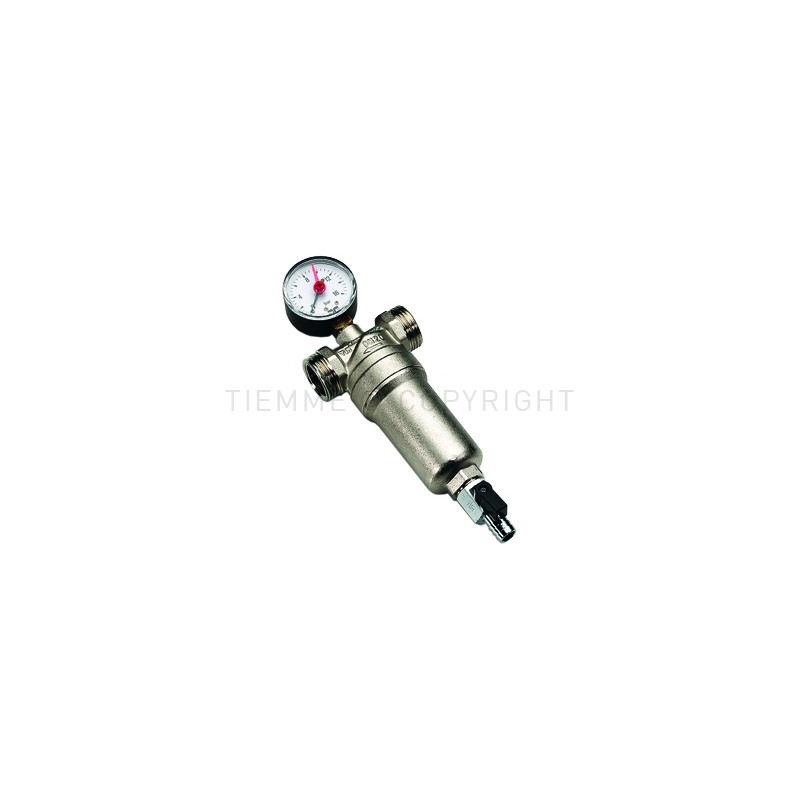FILTRO AUTOPULENTE NI ATT F - M 1 MANOMETRO 1"1/4 - 3131N TIEMME 3130014 1