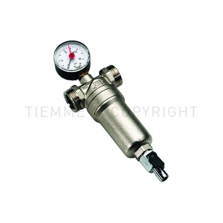 FILTRO AUTOPULENTE NI ATT F - M 1 MANOMETRO 1"1/4 - 3131N TIEMME 3130014 1
