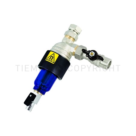 FILTRO MAGNETICO SOTTO - CALDAIA CON VALVOLA A SFERA 3/4" - 3146 TIEMME 3150003 1