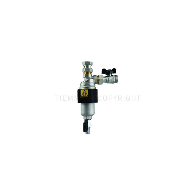 FILTRO MAGNETICO SOTTO - CALDAIA CON VALVOLA A SFERA 3/4" - 3142 TIEMME 3150030 1