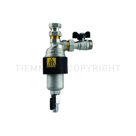 FILTRO MAGNETICO SOTTO - CALDAIA CON VALVOLA A SFERA 3/4" - 3142 TIEMME 3150030 1