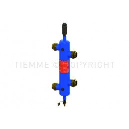 SEPARATORE IDRAULICO FILETTATO 1"1/2 BLU - 3165 TIEMME 3160004 1