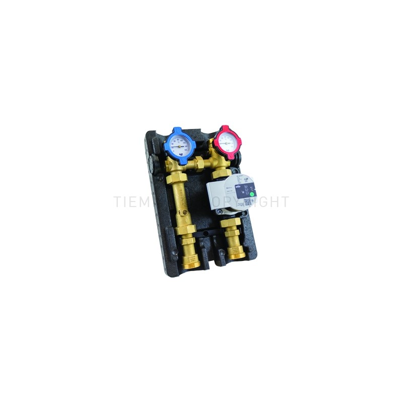 GRUPPO IDRAULICO POMPA GRUNDFOS UPS 25 - 65/130 COIBENTAZIONE - 5535G TIEMME 3160018 1