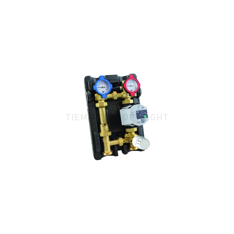 GRUPPO IDRAULICO MISC PUNTO FISSO POMPA GRUNDFOS UPS 25 - 65/130 COIBENTAZIONE - 5535GPF TIEMME 3160021 1