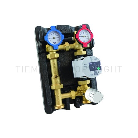 GRUPPO IDRAULICO MISC PUNTO FISSO POMPA GRUNDFOS UPS 25 - 65/130 COIBENTAZIONE - 5535GPF TIEMME 3160021 1