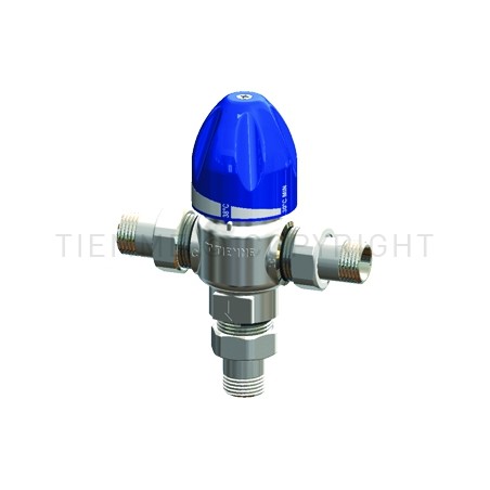 MISCELATORE TERMOSTATICO CR ATT BOCCHETTONI M - M PER CENTRALE TERMICA 1/2" - 4739 TIEMME 3200039 1